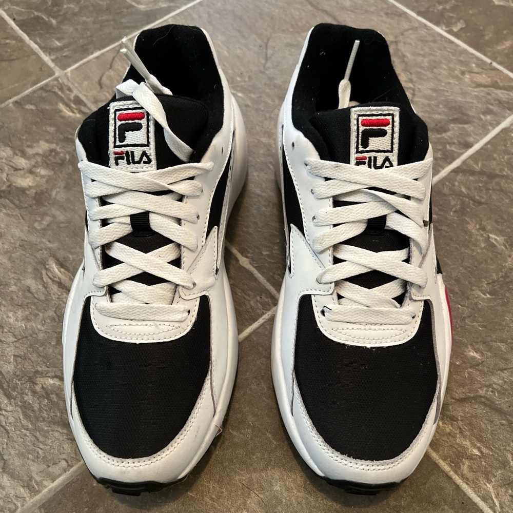 Fila Black and White Sneakers